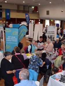 More than 40 stalls exhibited at the Healthy Ageing Expo at Brighton Health Campus.