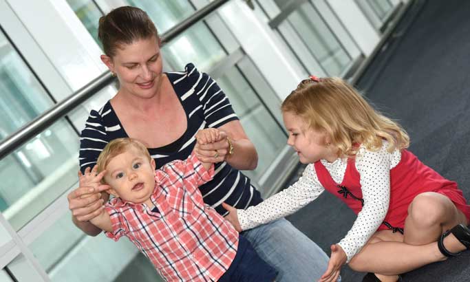 RBWH mum and kids