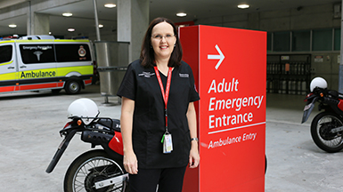 RBWH Emergency Department consultant Assoc Prof Louise Cullen