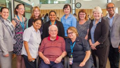 First patient to benefit from Geriatric Outreach Assessment Service