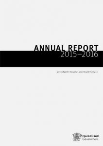 Metro North Hospital and Health Service Annual Report 2015-2016