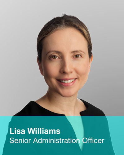 Lisa Williams Senior Administration Officer